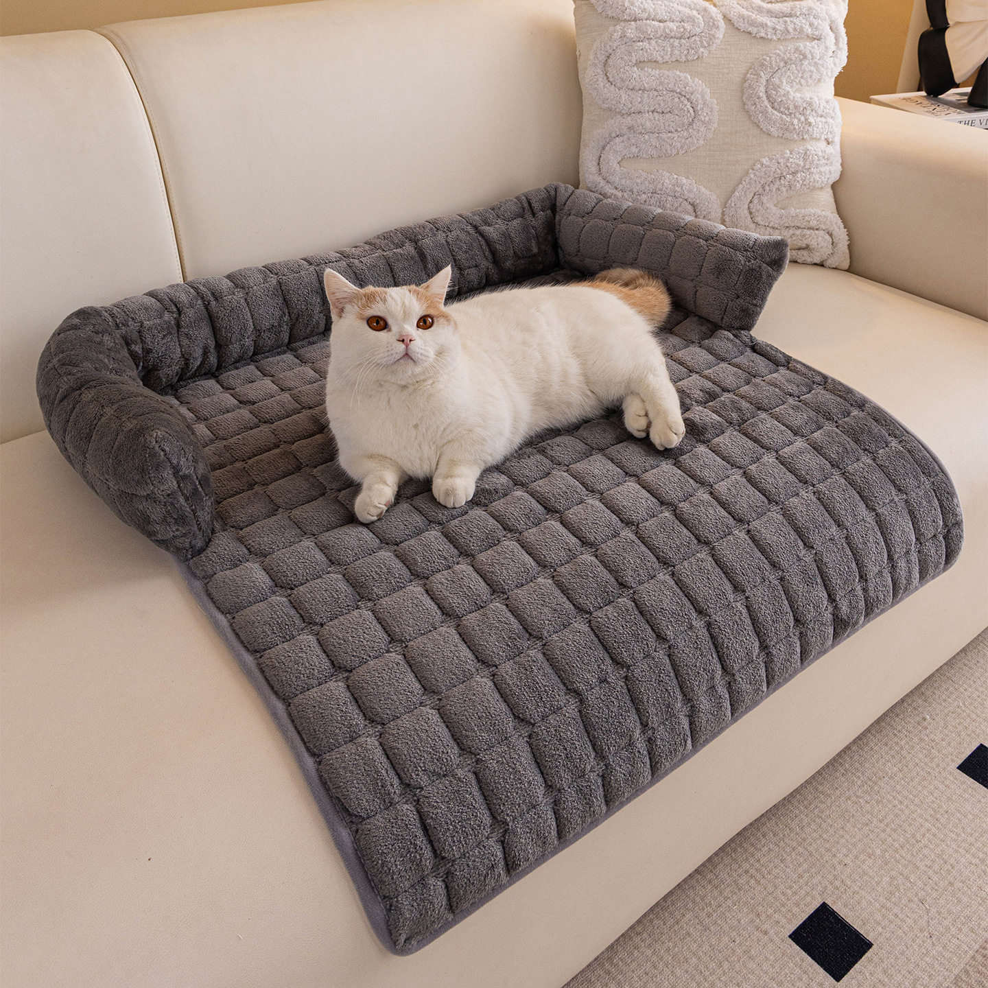 宠物狗狗专用沙发垫法兰绒秋冬纯色沙发款猫咪睡觉窝宠物垫子,汽车用品/电子/清洗/改装,宠物垫,淘宝优惠券,粉丝福利购,淘宝优惠卷