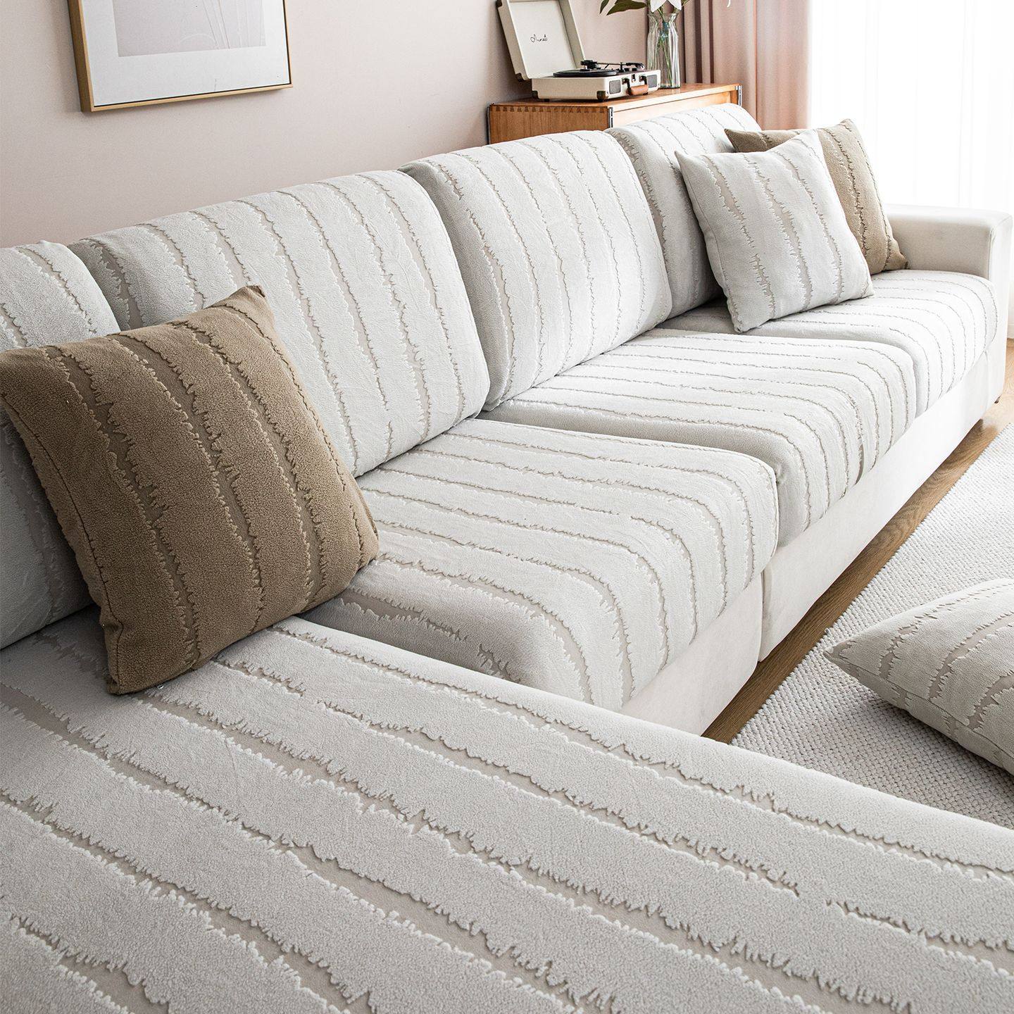 沙发套罩全包套笠摇粒绒弹力沙发笠防滑四季通用防尘坐垫套罩,居家布艺,沙发套,淘宝优惠券,粉丝福利购,淘宝优惠卷