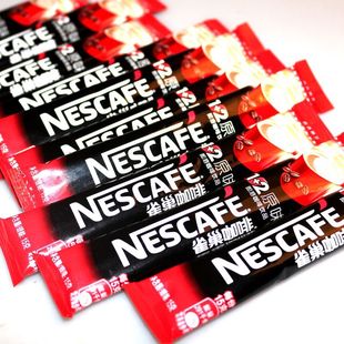 Nestle雀巢咖啡1 2原味特浓无糖奶香蓝山速溶提神咖啡粉15克x20条