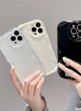 高级感纯色奶油纹适用小米POCO X2/X3/M3手机壳Pro简约X5pro硅胶F2pro软保护套全包防摔小米CIVI/2男女新款