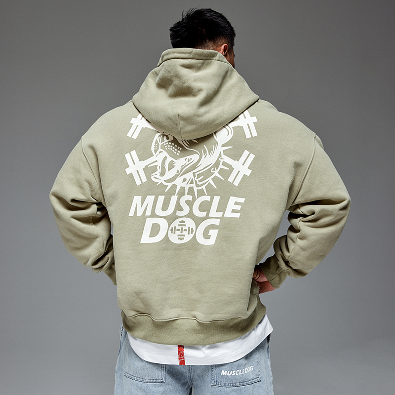 连帽卫衣套头衫MuscleDog