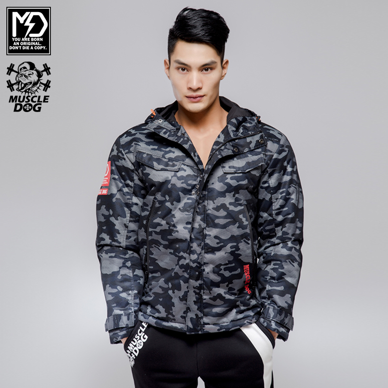 muscledog肌肉狗帅炸红色外套