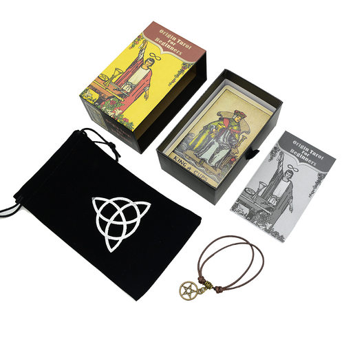 Origin Tarot For Beginners原始韦特卡牌7*12抽拉式纸质玩具塔罗