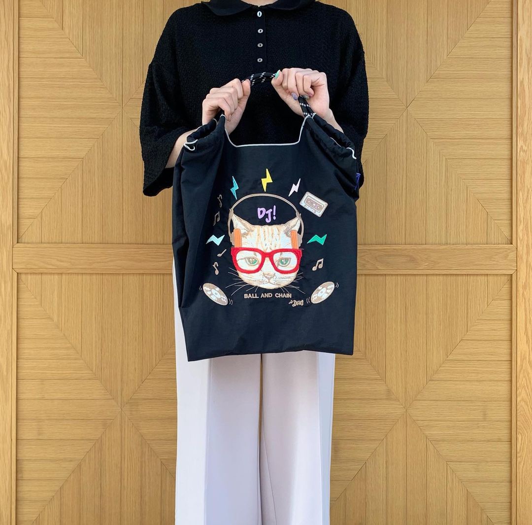 吾身绣品刺绣尼龙布袋