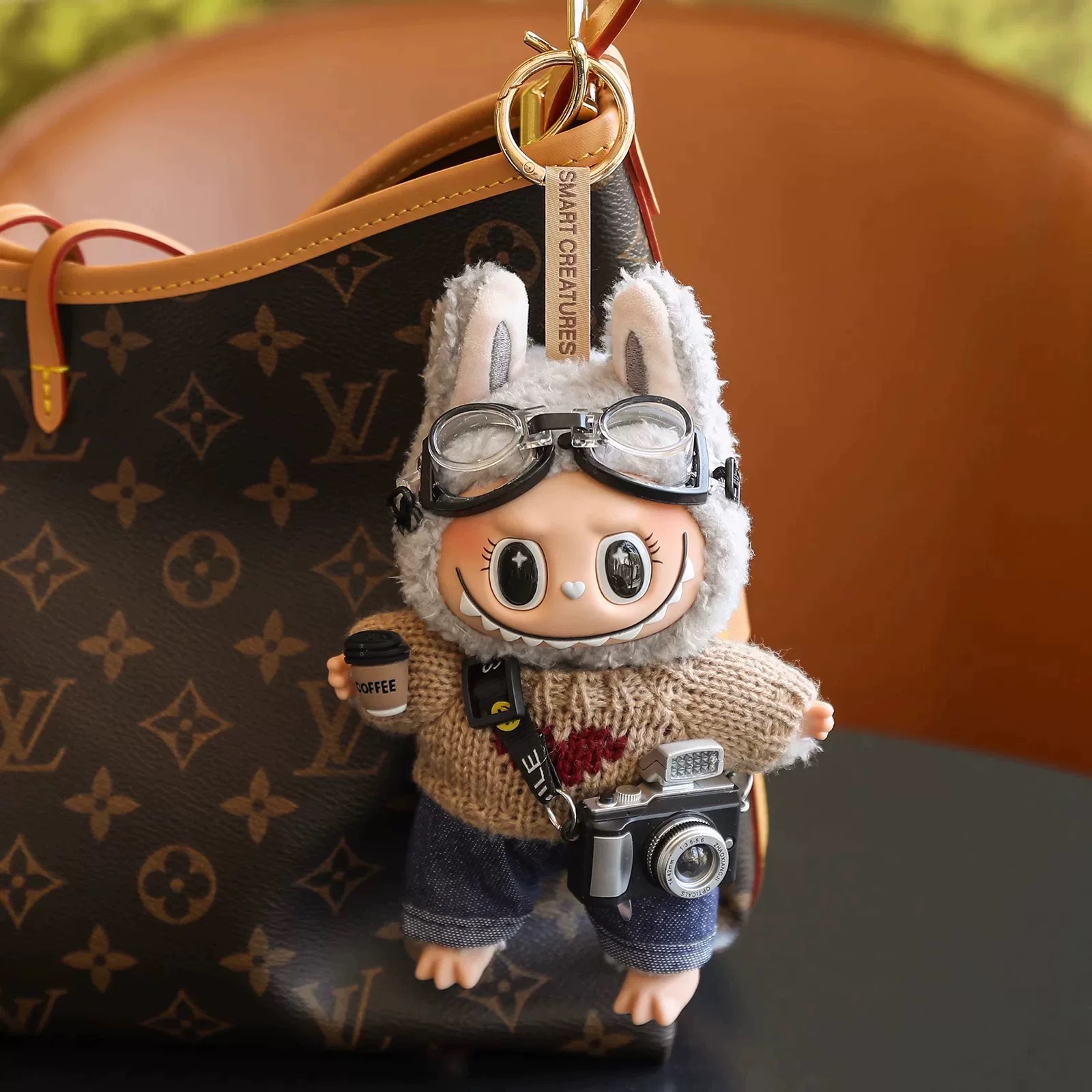 代购现货包邮拉布布labuubuu包挂件可爱玩偶搪胶毛绒公仔挂饰礼物