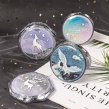 Маленькое портативное милое двусторонное зеркало, Южная Корея