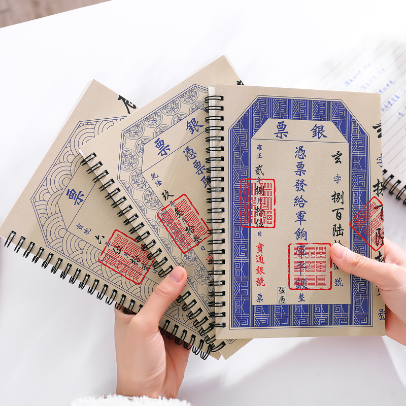 学生用加厚A5复古风笔记本子
