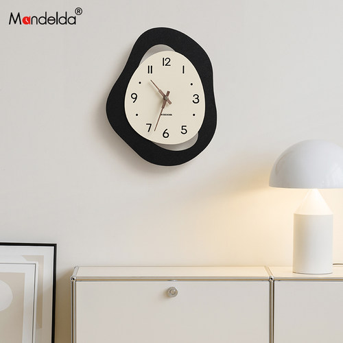 Mandelda简约复古时钟挂墙