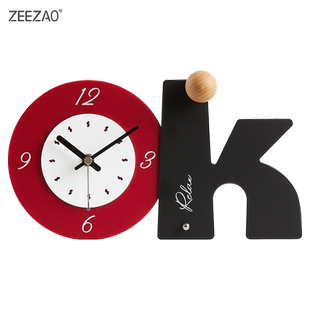 Mandelda客厅桌面时钟摆件家居饰品入户玄关电视柜酒柜钟表摆放式