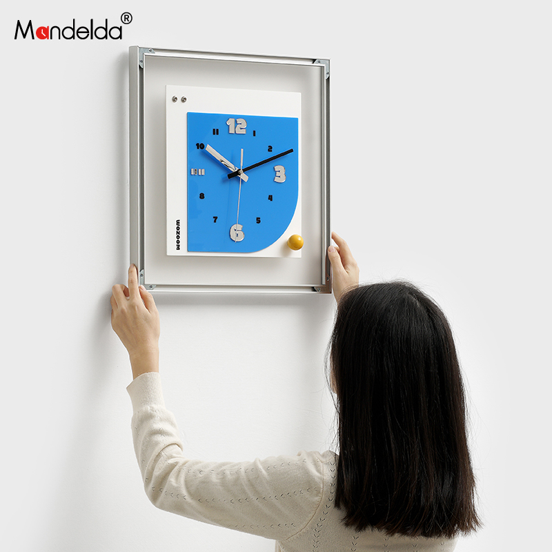 2025新款客厅轻奢钟表挂钟