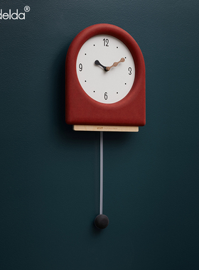 mandelda免打孔钟表时钟挂钟客厅2025新款简约现代个性创意大气墙