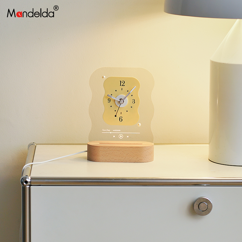 【该商品已降价】气氛小夜灯座钟