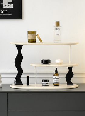 Mandelda客厅入户玄关客厅摆件桌面置物架高级感小众房间布置饰品