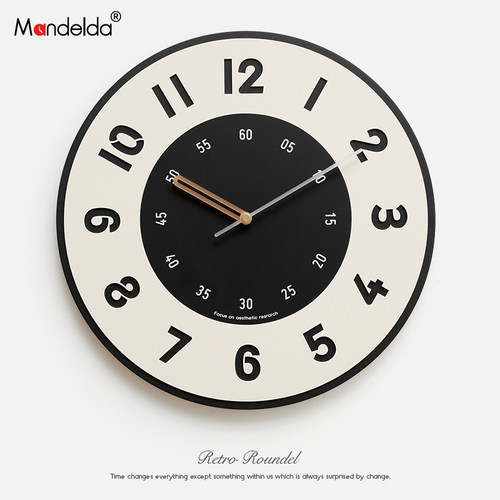 Mandelda网红轻奢时尚创意挂钟