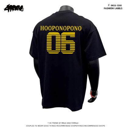 DRESS CODE夏威夷T HO'OPONOPONO男女同款中性款短袖T恤