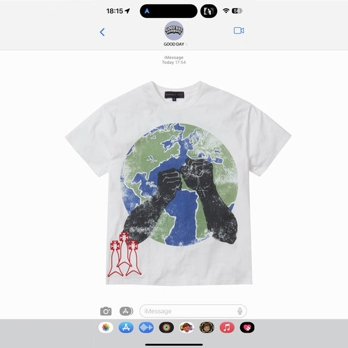Fists & Earth Retro Tee全球团结美式小众潮牌重磅纯棉短袖t恤