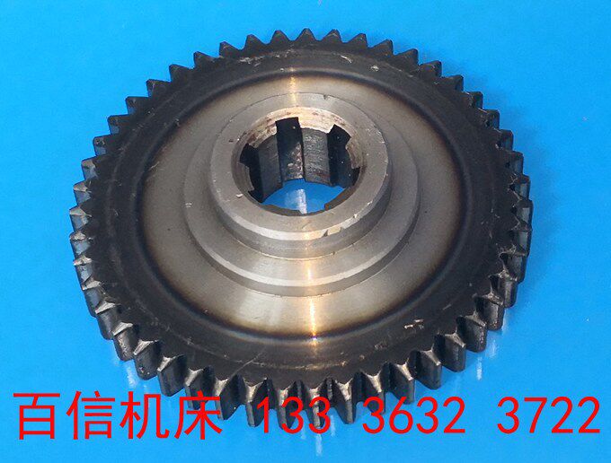 滕州zx50c钻铣床齿轮配件zx7550cwzx6350c主轴变速箱单联齿轮配件