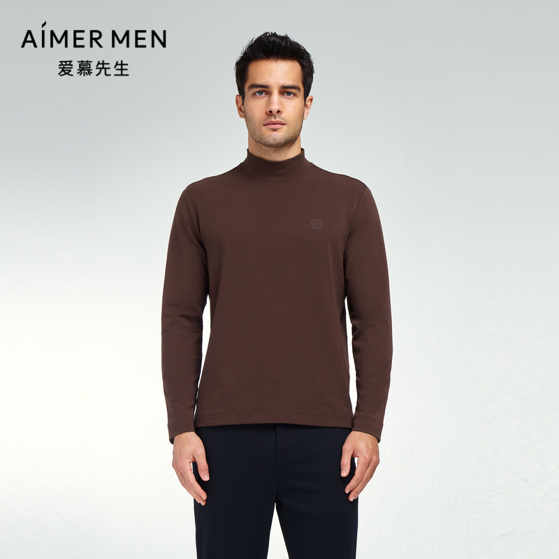 爱慕先生小高领长袖保暖衣