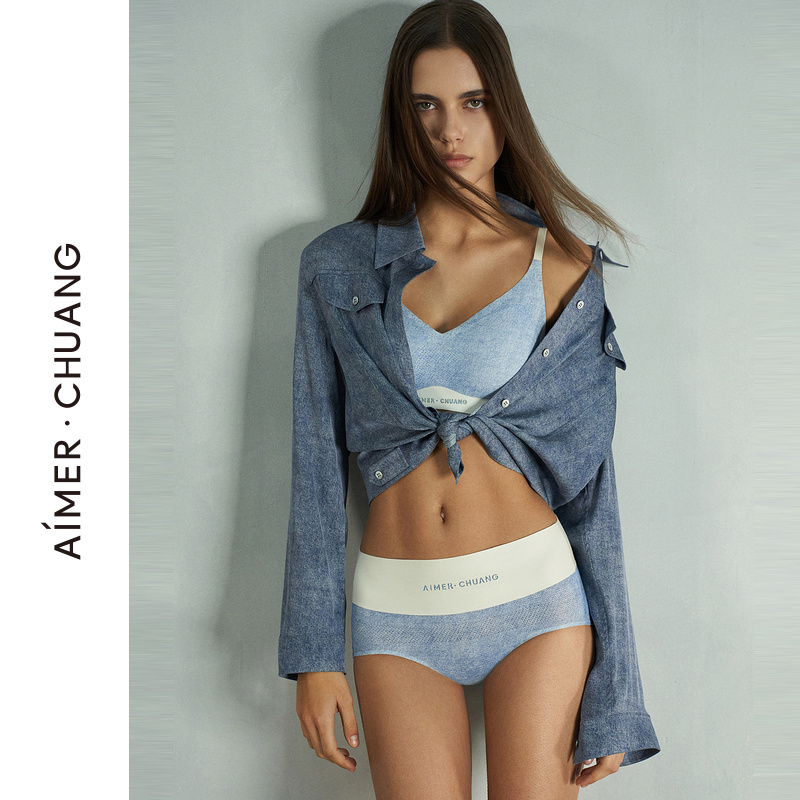 爱慕·CHUANG明动4内裤女棉质底裆透气高腰平角内裤CA231161