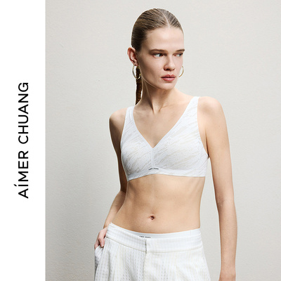 AIMER CHUANG明动8春夏内衣女V领无钢圈背心式文胸CA172171