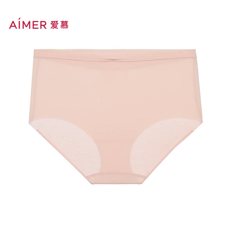 爱慕乐享主义2内裤女棉质里裆舒适高腰平角裤AM23D851