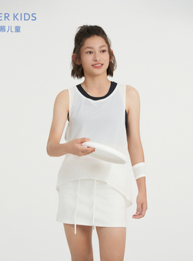 爱慕少女甜酷运动夏季舒适少女网眼无袖背心AJ181F291