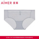 爱慕24AW简韵内裤 AM23A031 女棉质底裆性感蕾丝中腰平角裤