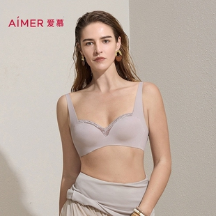 爱慕卡帕多奇亚内衣女3 4无钢圈中厚模杯小胸聚拢文胸AM17C492