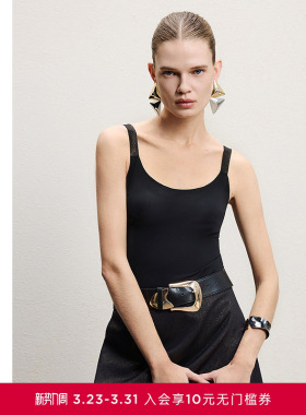 AIMER CHUANG溯源6女士春夏大罩杯打底带胸垫背心上衣CA722161