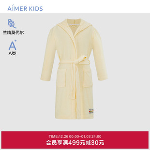 爱慕儿童慵懒时光中性连帽浴袍AK344E381