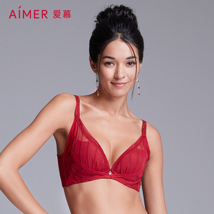 爱慕美体内衣女水袋杯小胸聚拢文胸加厚模杯舒适包容AD14431