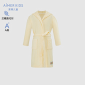 爱慕儿童慵懒时光中性连帽浴袍AK344E381