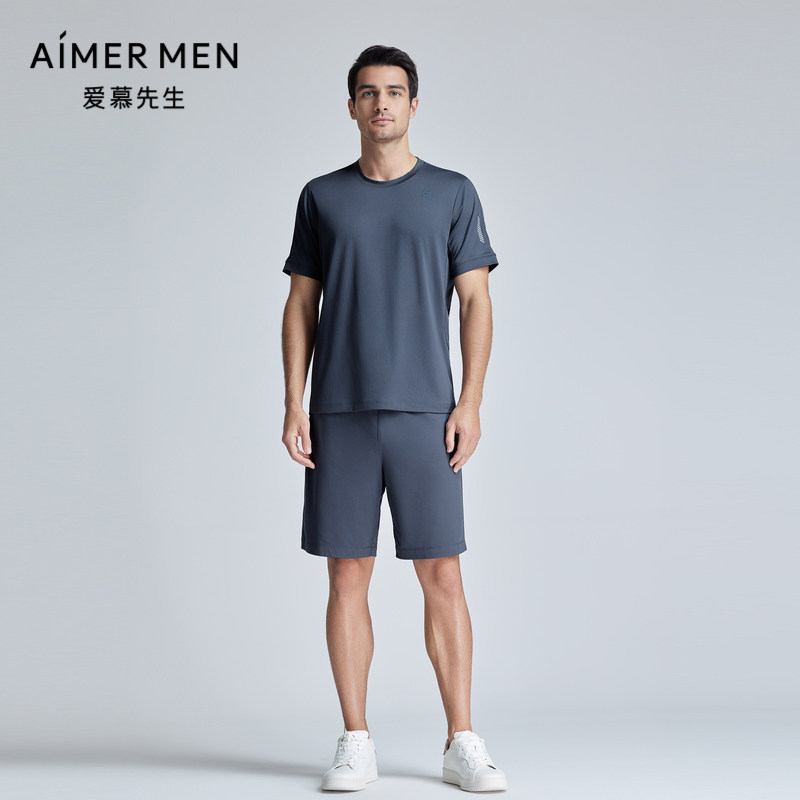 爱慕先生24SS轻运动系列夏季舒适网眼短裤外穿男士NS63L163,男装,短裤,淘宝优惠券,粉丝福利购,淘宝优惠卷