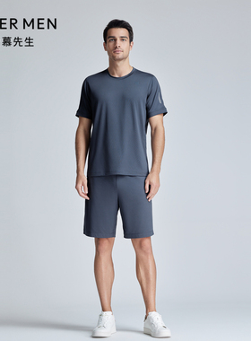 爱慕先生24SS轻运动系列夏季舒适网眼短裤外穿男士NS63L163