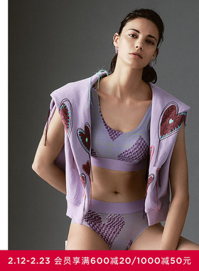 AIMER CHUANG趣野2内裤女净痕轻薄中腰平角裤CA231981