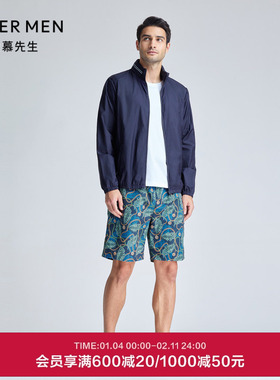 爱慕先生24SS轻度假系列外穿男士夏季短裤泳裤泳装NS66K981