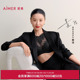 爱慕云之柔羽内衣女25夏季 董洁同款 含桑蚕丝抹胸蕾丝背心文胸