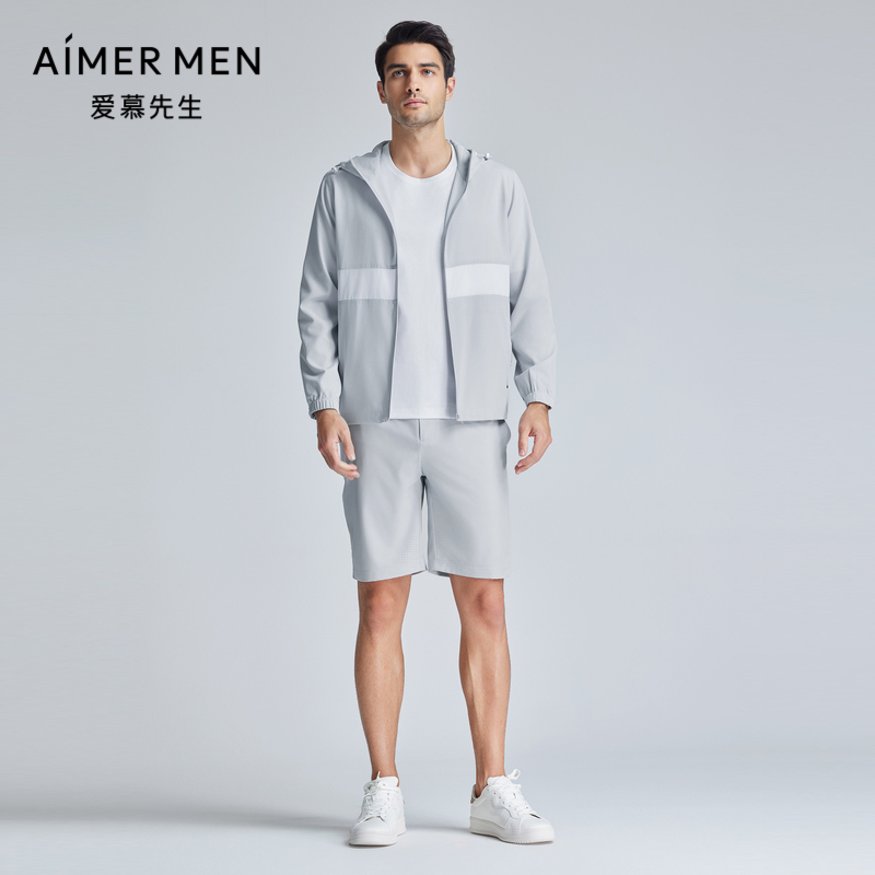 爱慕先生24SS轻商旅系列夏季短裤外穿男士NS82K973