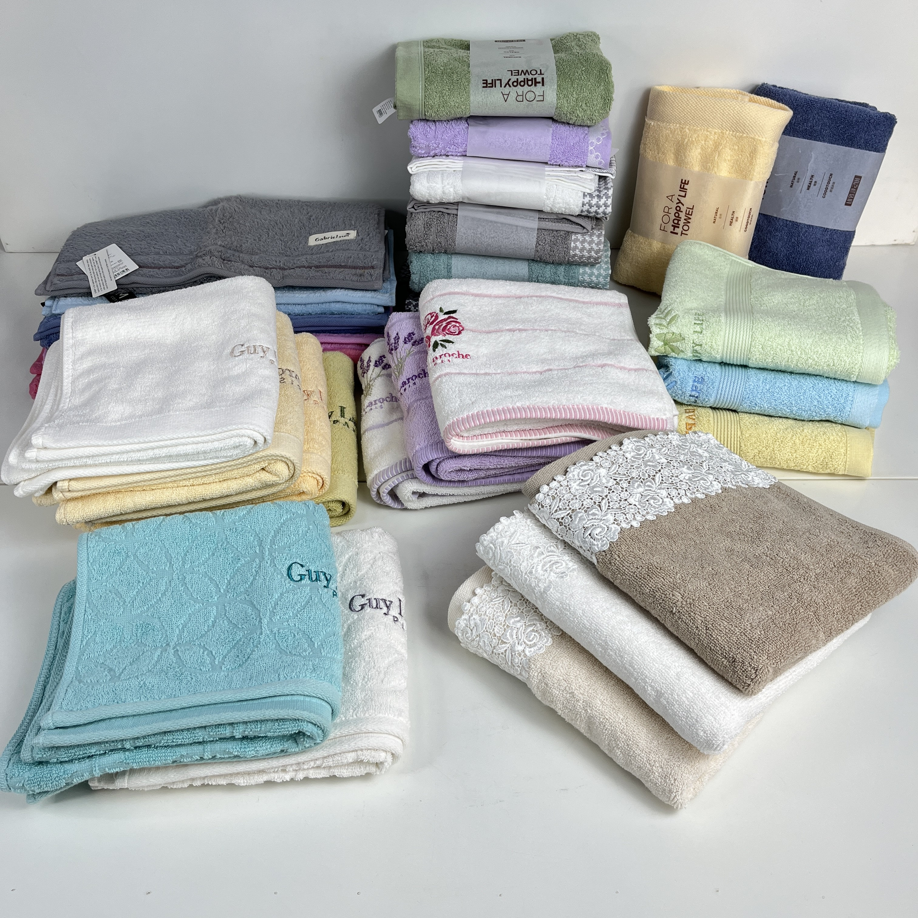 韩国进口毛巾姬龙雪尤加利花雨伞洗脸家用全棉  看视频和详情页