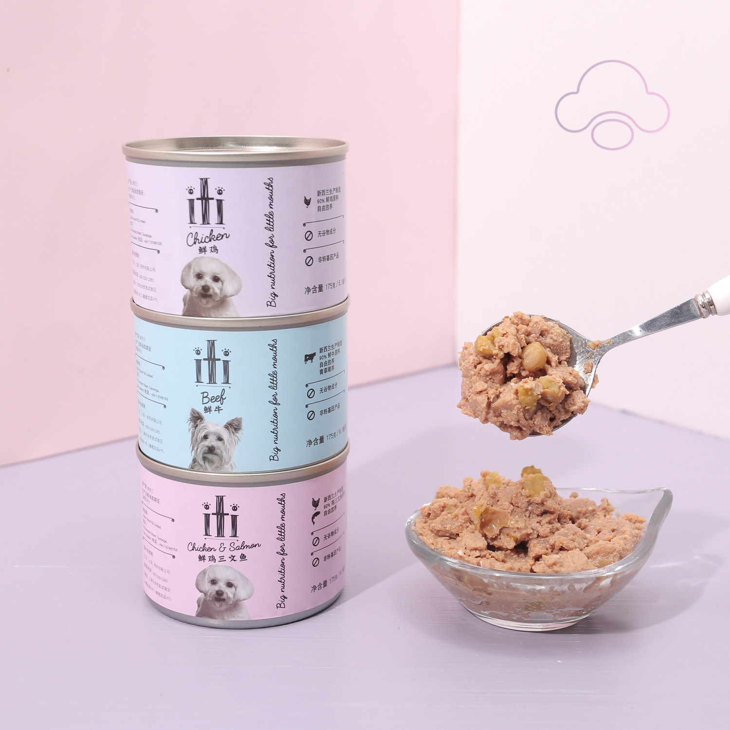 Mound pets-New Zealand imports iti Canned dog Dogs Wet grain Bibimbap Dog food Teddy Pets 175Gin the Pet/Pet food and supplies , Dog snacks  category - from Buy2taobao.com to provide professional Taobao agent buy service