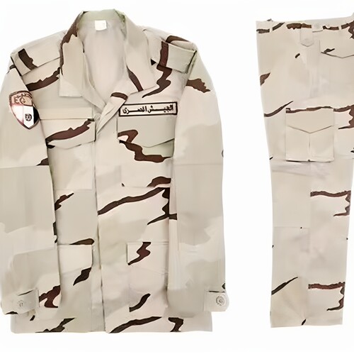 埃及三色沙漠迷彩DCU作训服外套