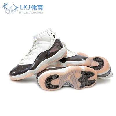 AJ11樱花康扣棕色高帮篮球鞋