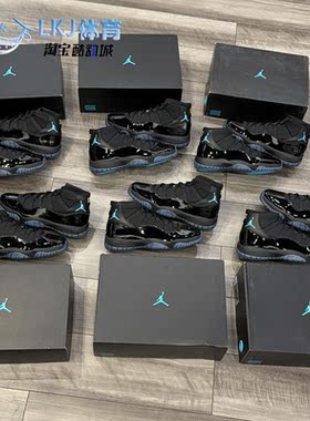 LKJ体育 Air Jordan 11 AJ11 伽马蓝 黑蓝 复古篮球鞋 CT8012-047