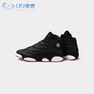 后赛 062 Jordan 414571 高帮篮球鞋 黑红 季 AJ13 Air LKJ体育