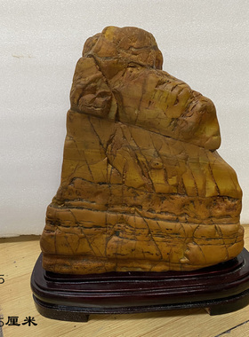 天然奇石原石头草花石国画石