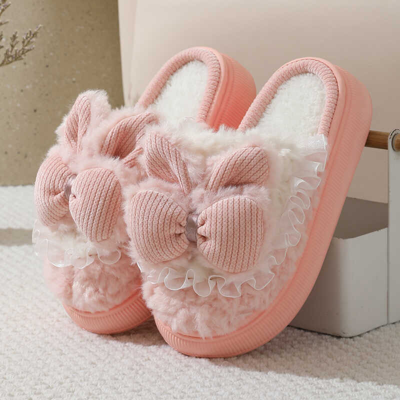 高品质少女感可爱棉拖超轻防滑