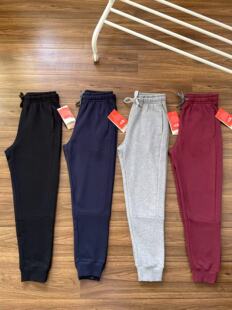 男女宽松运动裤 长裤 纯棉毛圈薄款 休闲裤 收脚卫裤 外贸日单春秋新款