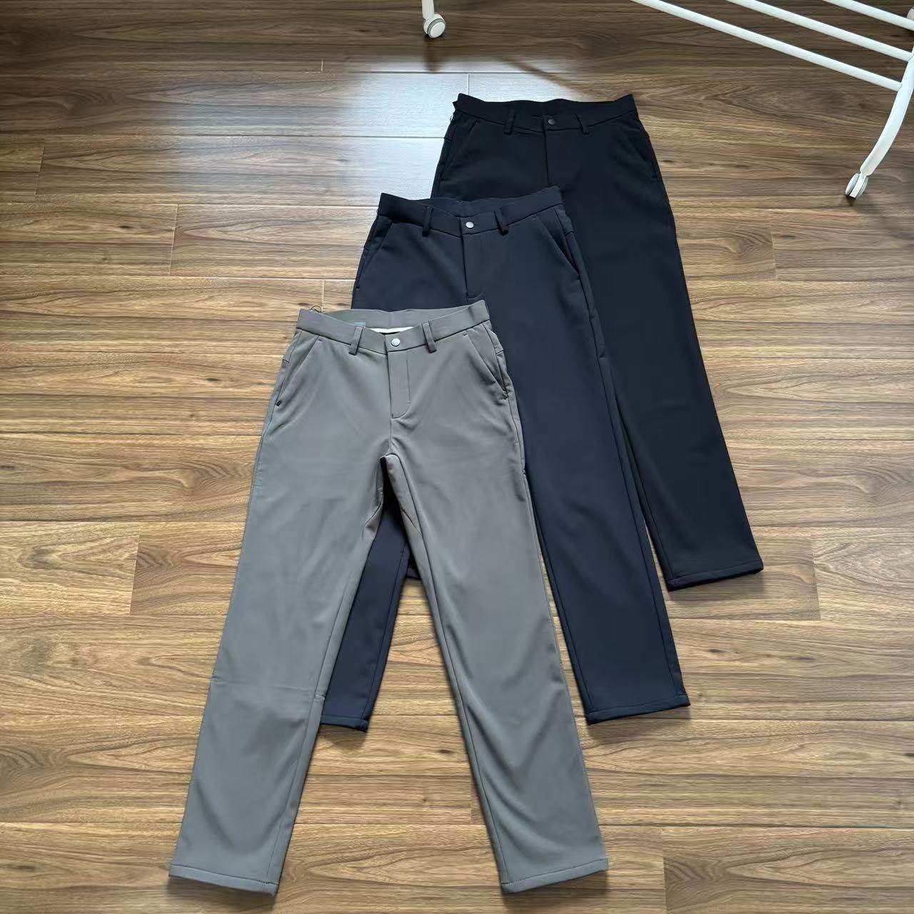 冬季户外加绒加厚防风保暖拉链口袋直筒西裤男简约商务休闲裤长裤,男装,休闲裤,淘宝优惠券,粉丝福利购,淘宝优惠卷