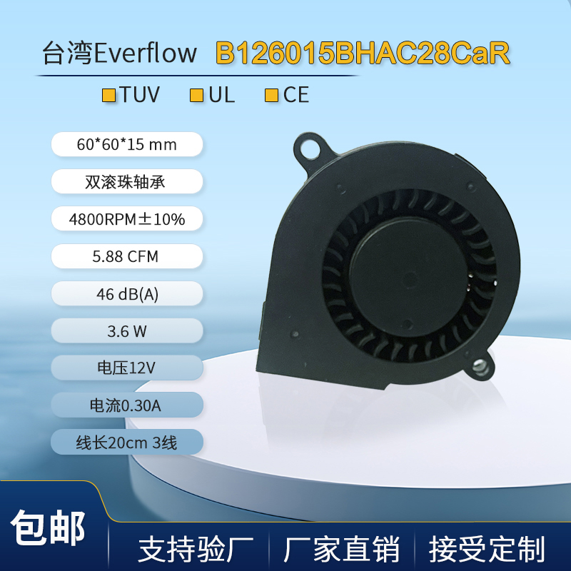 Everflow直流6015鼓风机B126015