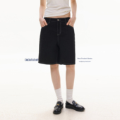 明线水洗牛仔中裤 晶咕白标DADATATA 丹宁老友 20晚8点NEW